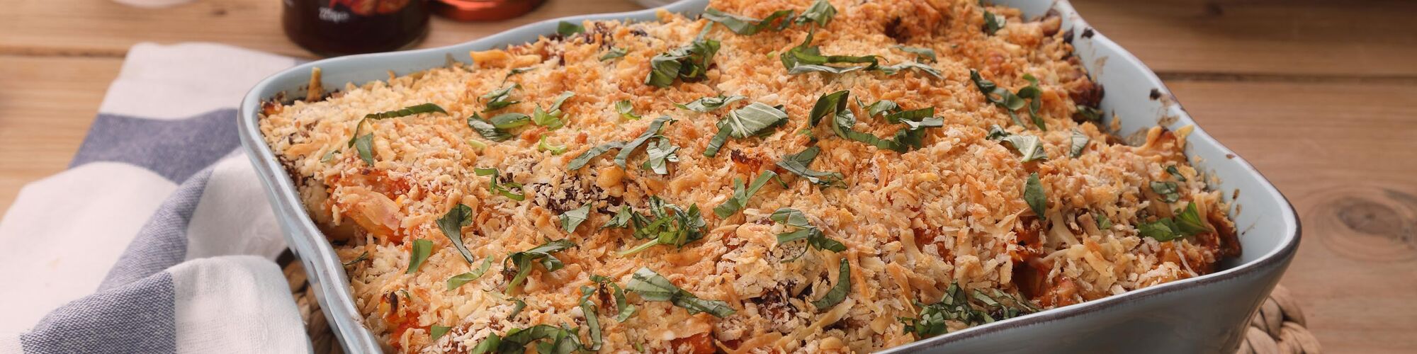 Tuna Pasta Arrabiata Bake with Sundried Tomato and Smoked Chilli Chutney Mackays